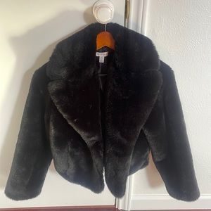 Topshop faux fur jacket